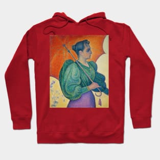 Woman with an Umbrella by Paul Signac Hoodie